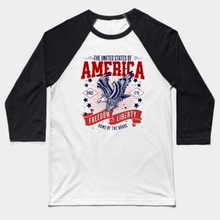 UNITED STATES OF AMERICA - EAGLE T-SHIRT Baseball T-Shirt